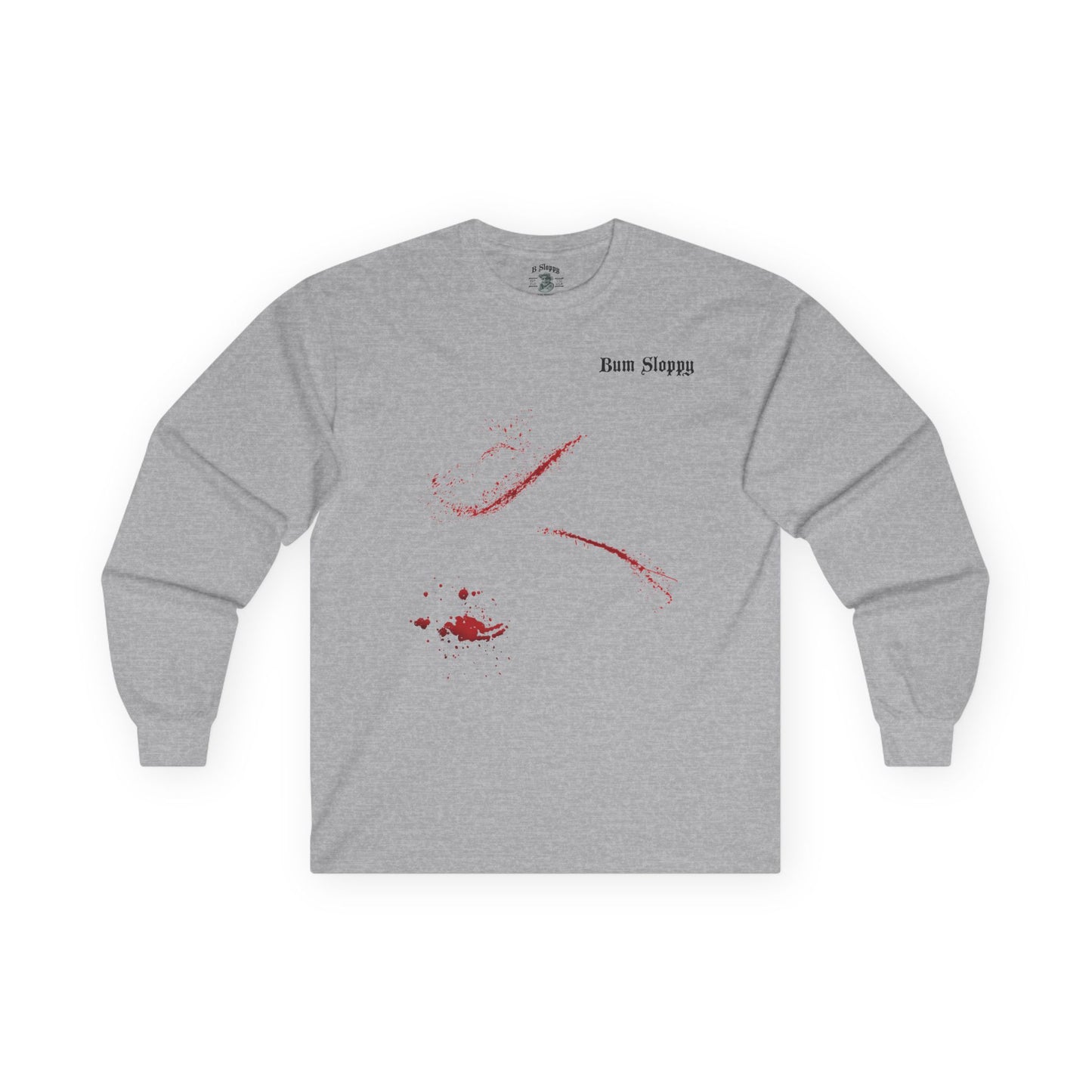 Patient Fisherman Long Sleeve with Fish Gutting Blood Stains