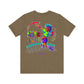 No-Holds Neon Men's Dink This! Pickleball Tee with Pickleball Strike Marks