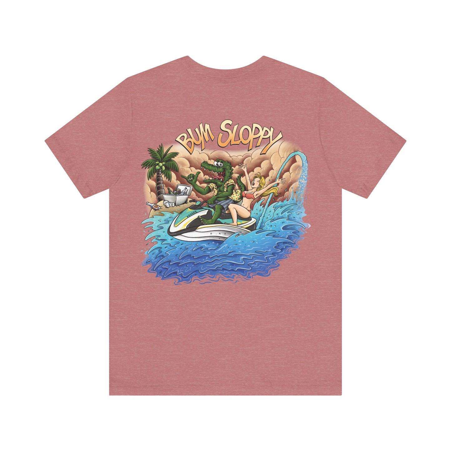 Jetski Gator with Taco, Hot Sauce and Nacho Cheese Stains