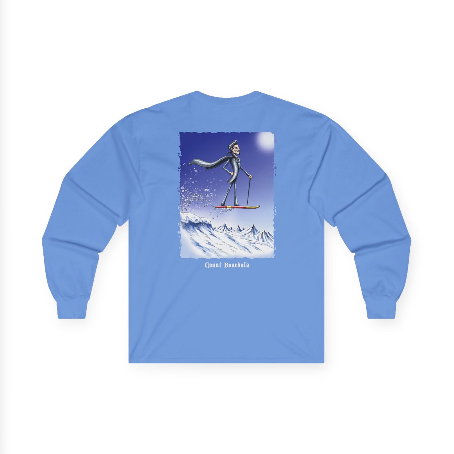Count Boardula Longsleeves with Bloody Vampire Snack Stains