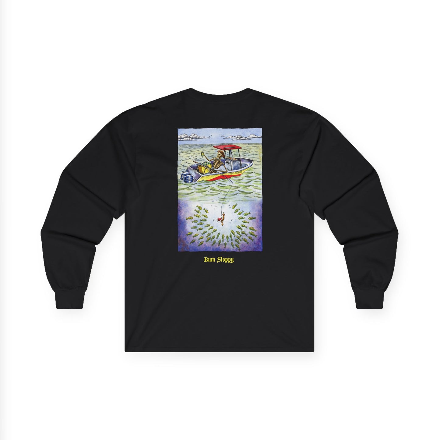 Patient Fisherman Long Sleeve with Fish Gutting Blood Stains