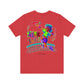 No-Holds Neon Men's Dink This! Pickleball Tee with Pickleball Strike Marks