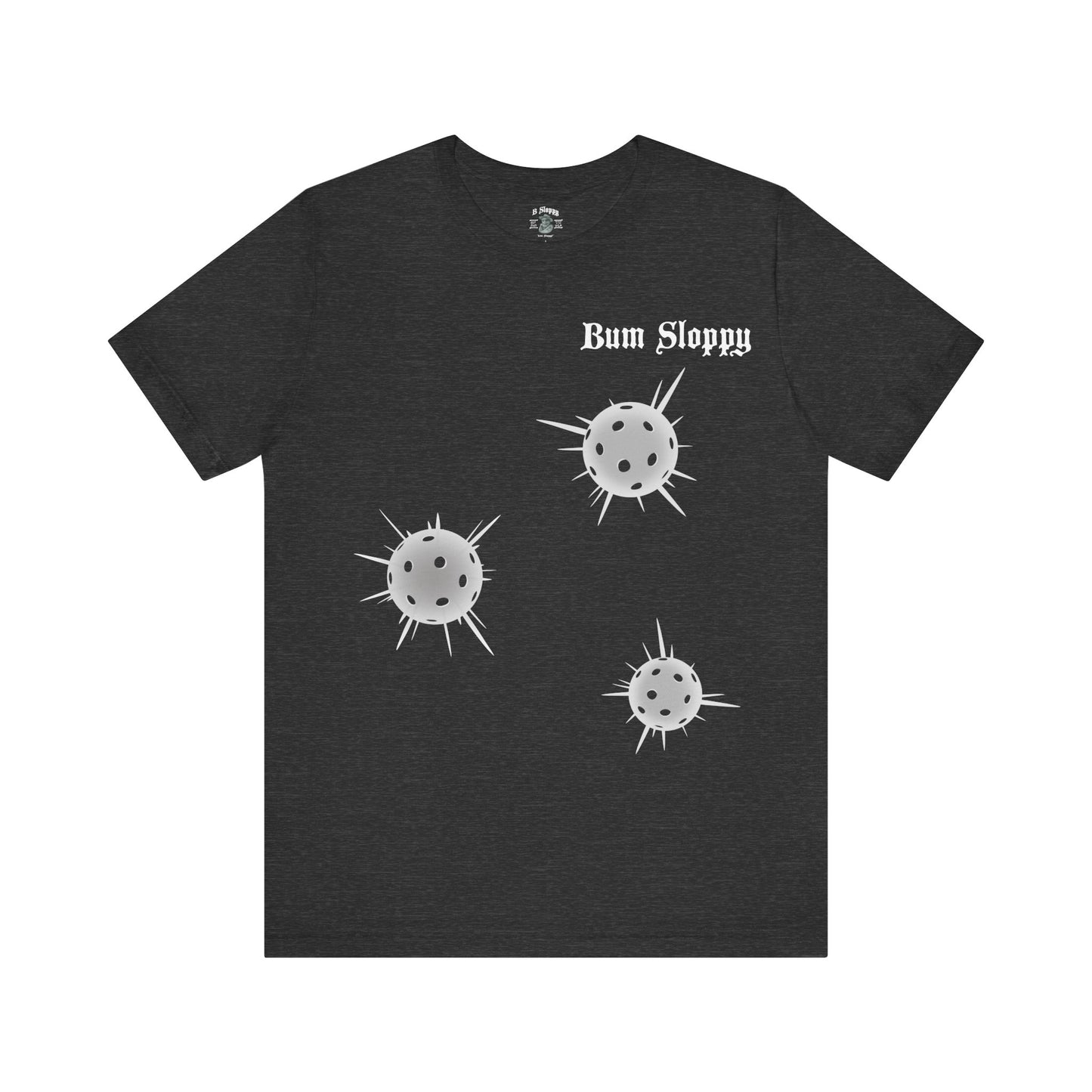 Rowdy Retro Men's Dink This! Pickleball Tee with Pickleball Strike Marks