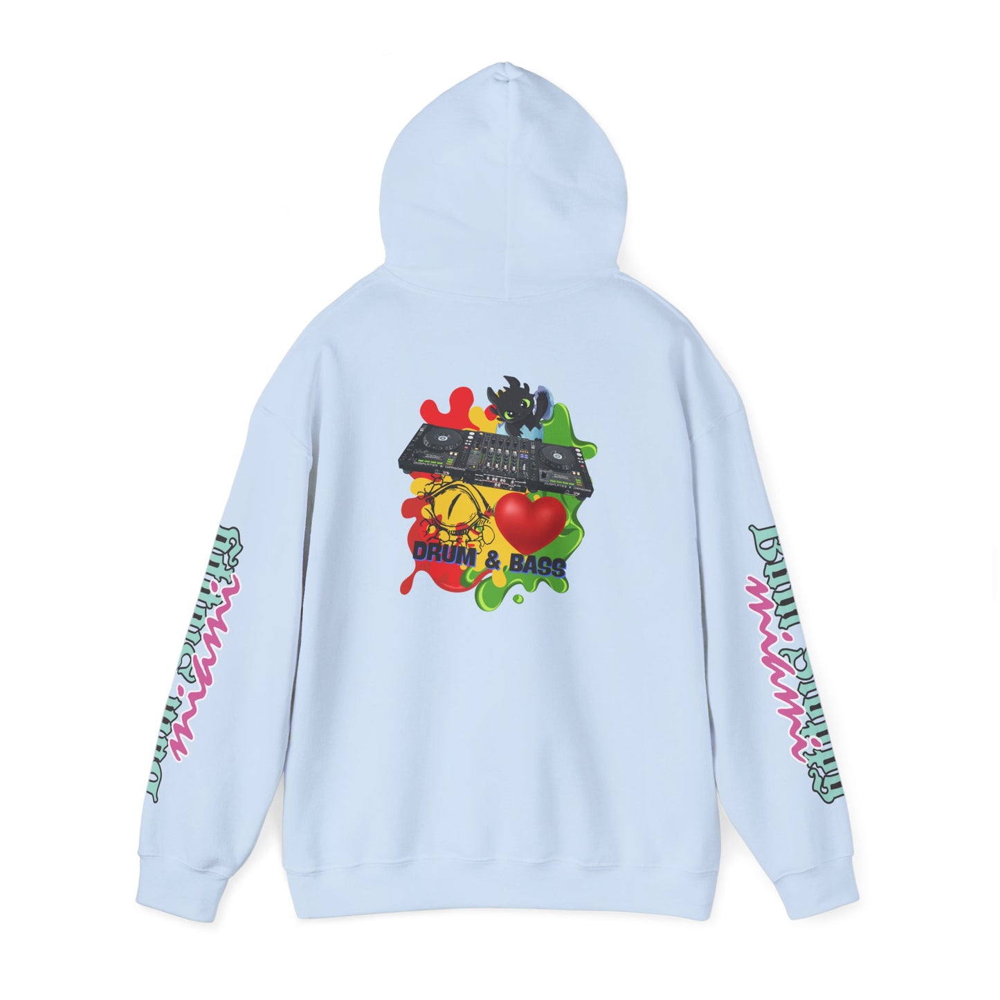 Bum Sloppy Miami Drum & Bass Heavy Blend Hooded Sweatshirt
