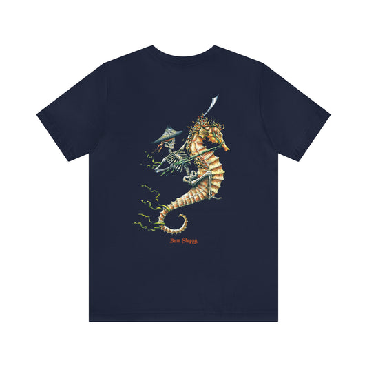 Pirate Seahorse with Hot Sauce and Mac and Cheese Stains