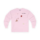 Doodle Seahorse Long Sleeve with Mayo and Sauce Splatter