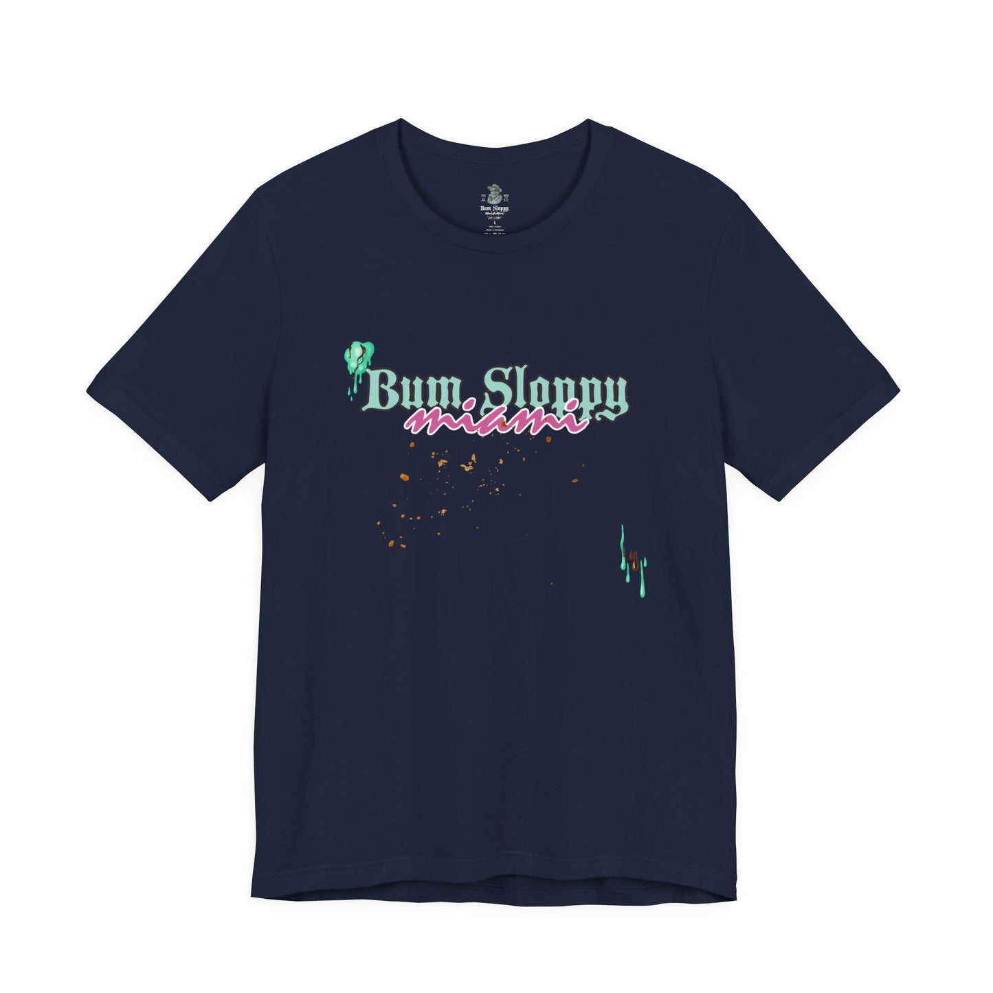 Bum Sloppy Miami MC Sunny Daze Tee with Seaside Snack Stains