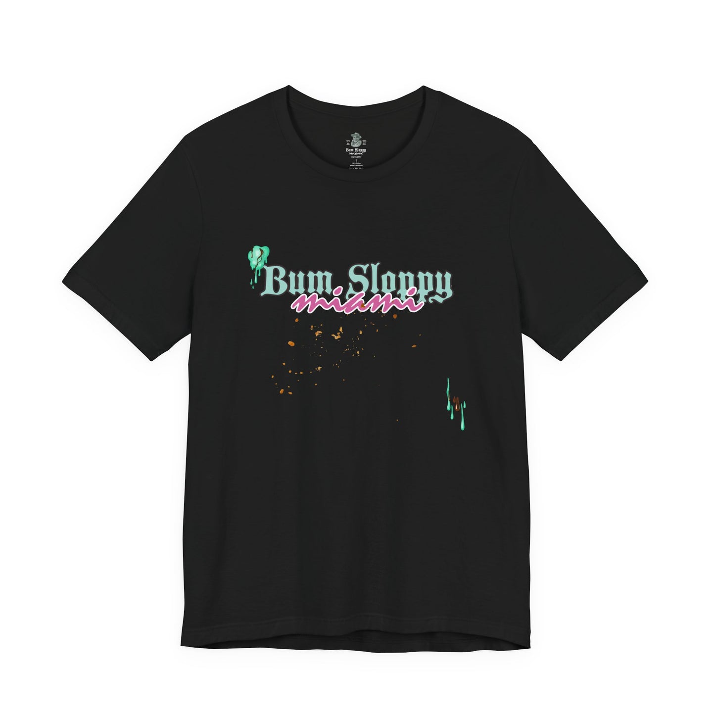Bum Sloppy Miami MC Sunny Daze Tee with Seaside Snack Stains