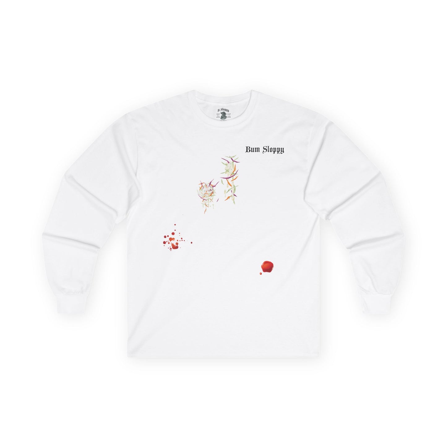 I've Been Framed Long Sleeve with Coleslaw, Mayo, and Ketchup Stains