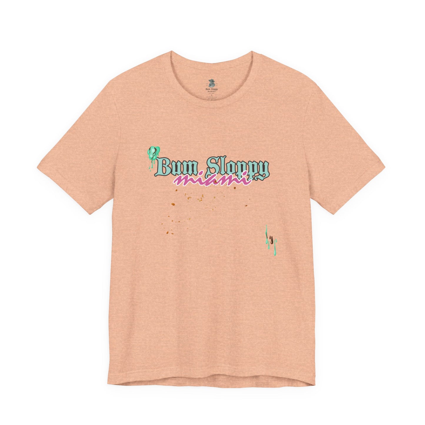 Bum Sloppy Miami MC Sunny Daze Tee with Seaside Snack Stains