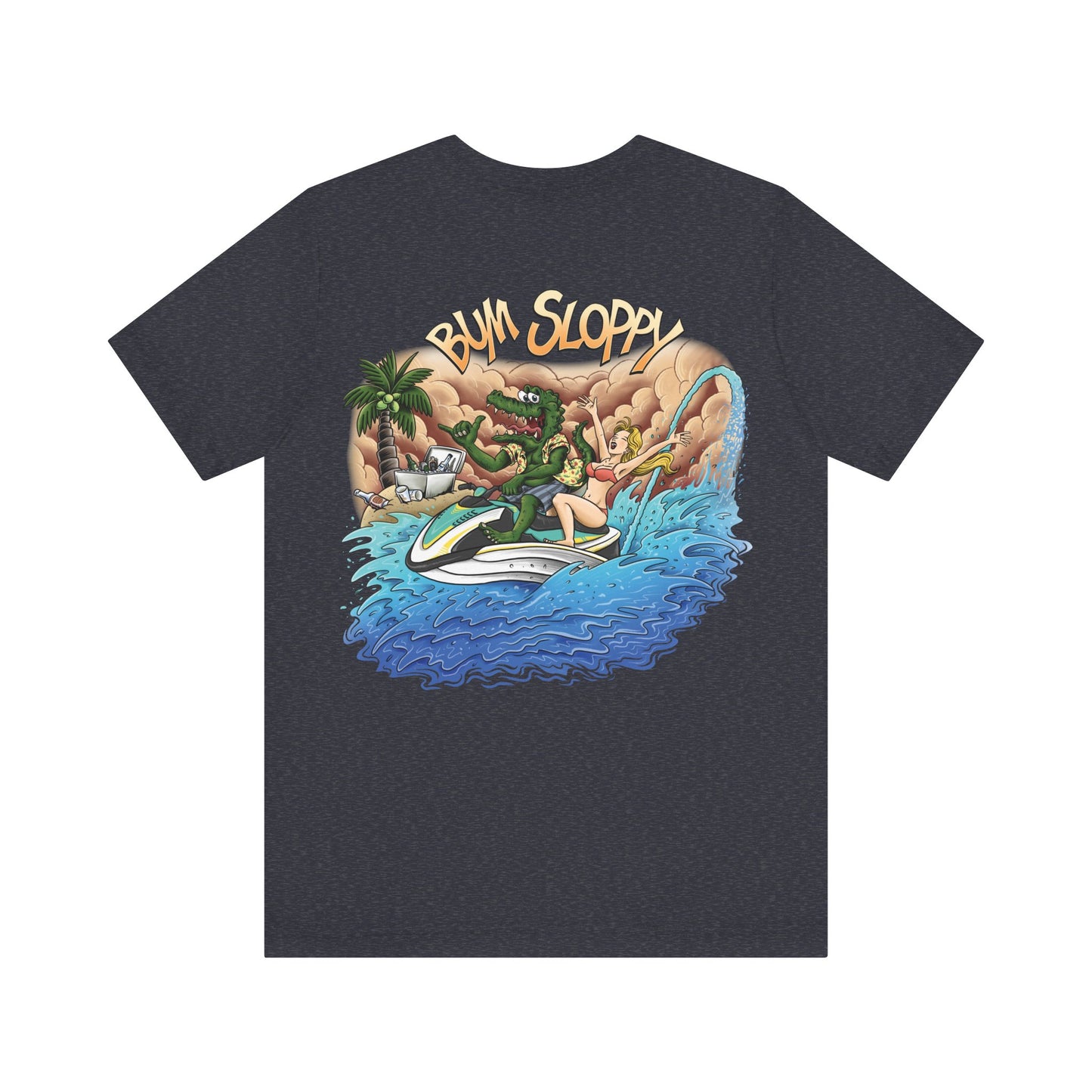 Jetski Gator with Taco, Hot Sauce and Nacho Cheese Stains