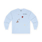 Doodle Seahorse Long Sleeve with Mayo and Sauce Splatter