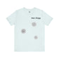 Rowdy Retro Women's Dink This! Pickleball Tee with Pickleball Strike Marks