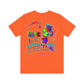 No-Holds Neon Men's Dink This! Pickleball Tee with Pickleball Strike Marks