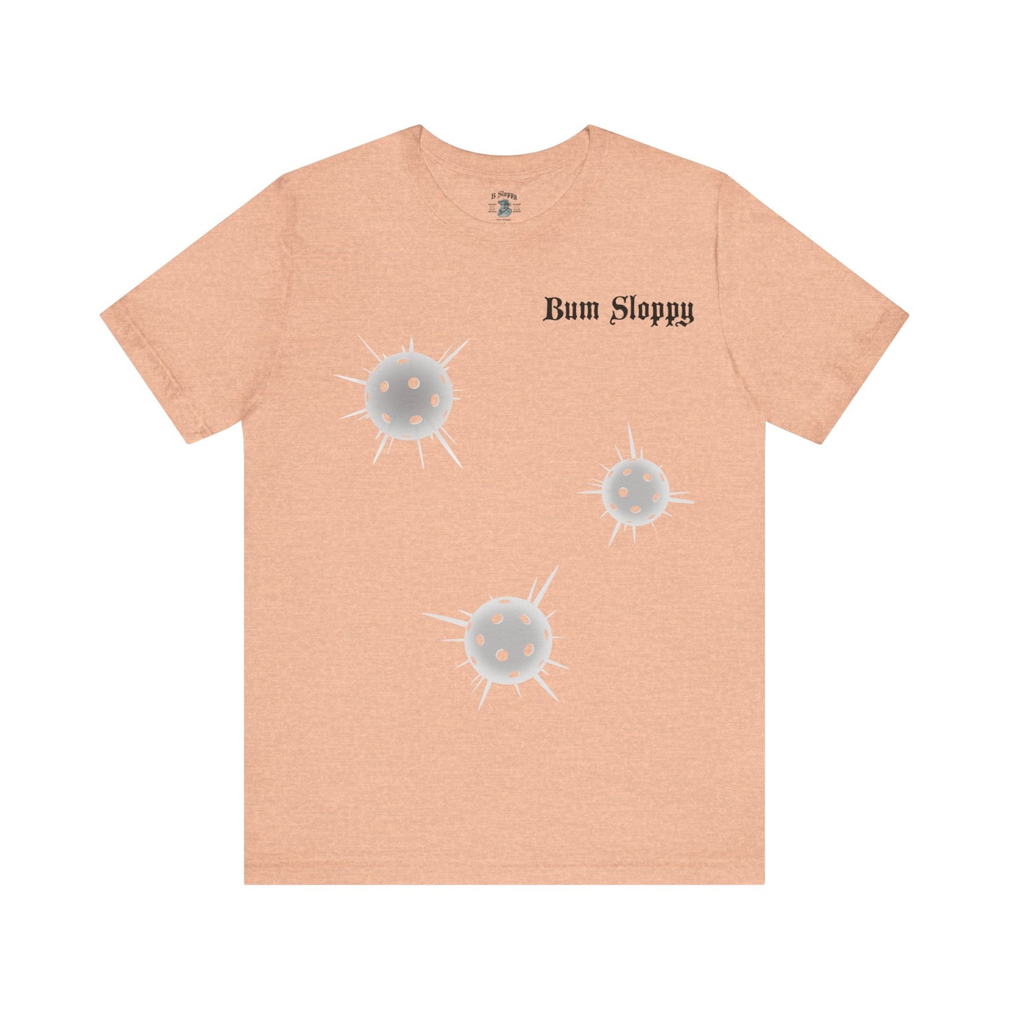 No-Holds Neon Women's Dink This! Pickleball Tee with Pickleball Strike Marks
