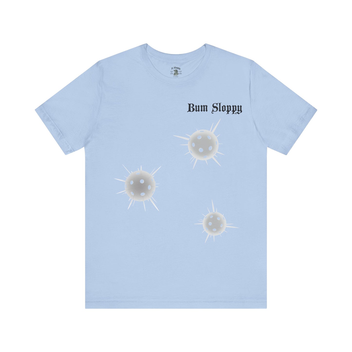 Rowdy Retro Women's Dink This! Pickleball Tee with Pickleball Strike Marks