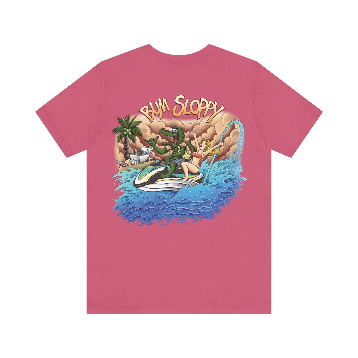 Jetski Gator with Taco, Hot Sauce and Nacho Cheese Stains