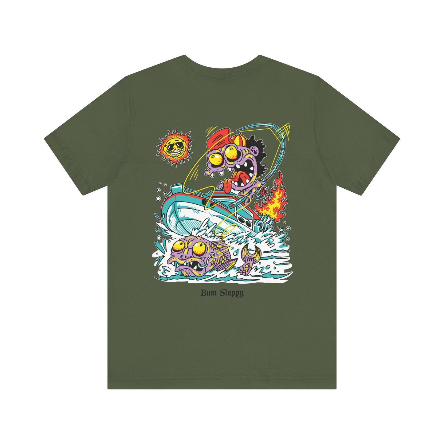 Gnarly Fishing with Fish Gutting Blood Stains