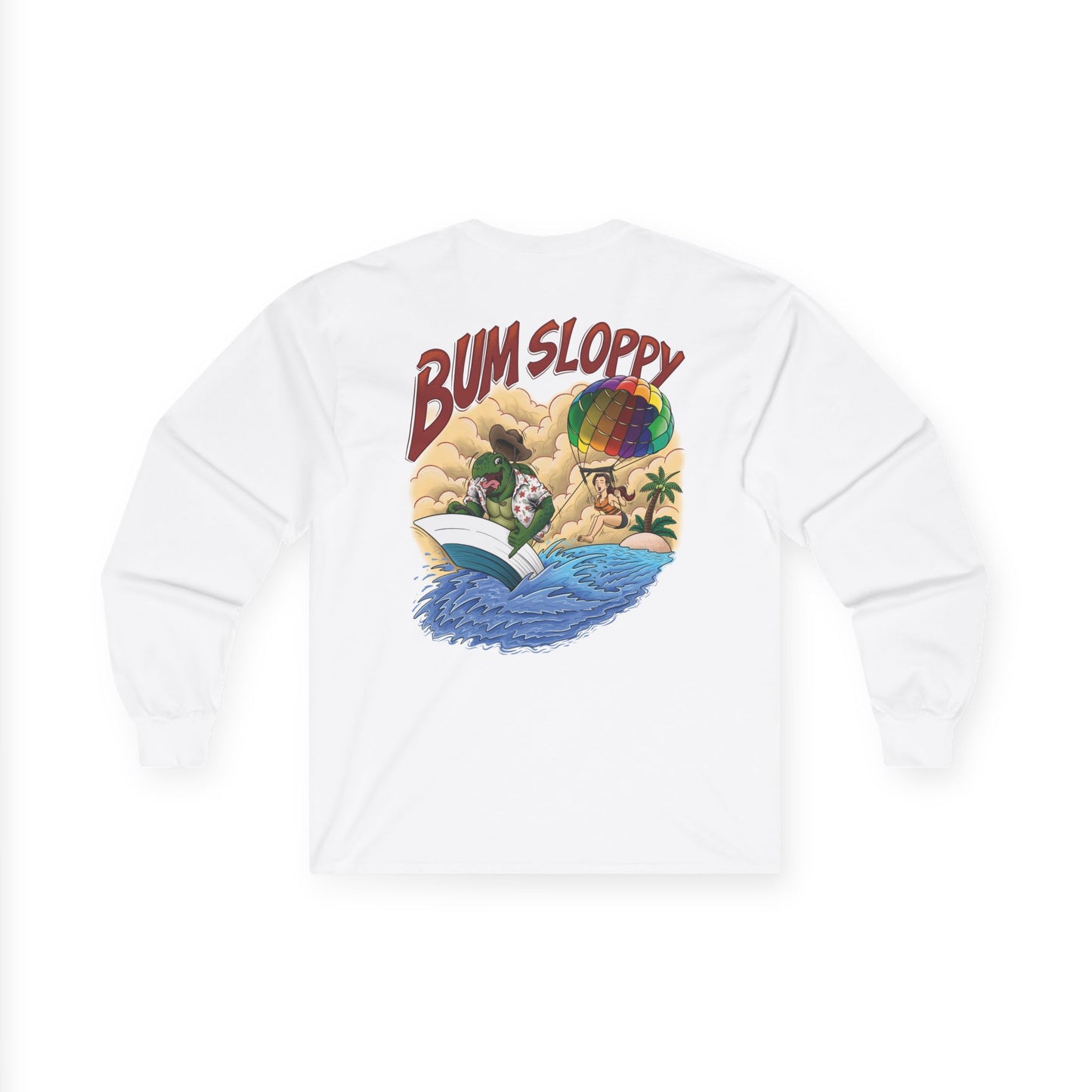 Parasailing Turtle Long Sleeve with Chili Cheese Stains