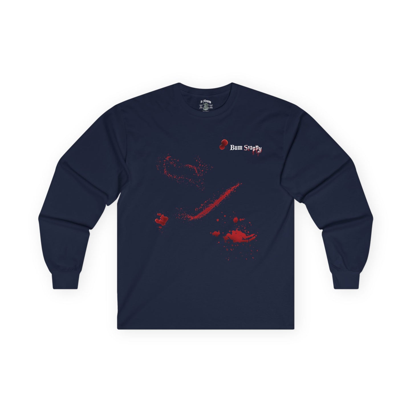 Count Boardula Longsleeves with Bloody Vampire Snack Stains