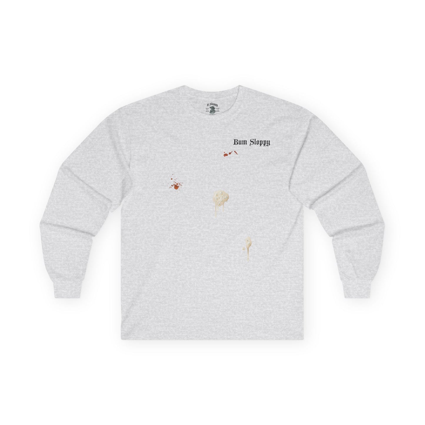 Sippin' Mermaid Long Sleeve with Bleu Cheese & Hot Sauce Stains