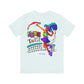 No-Holds Neon Women's Dink This! Pickleball Tee with Pickleball Strike Marks