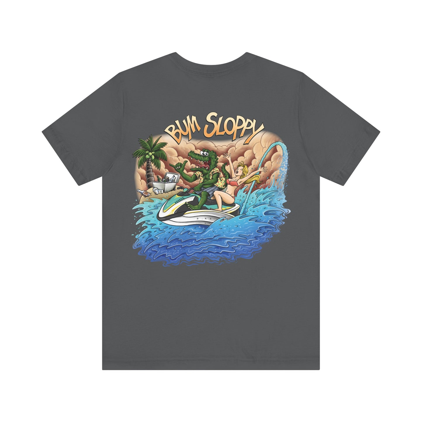Jetski Gator with Taco, Hot Sauce and Nacho Cheese Stains