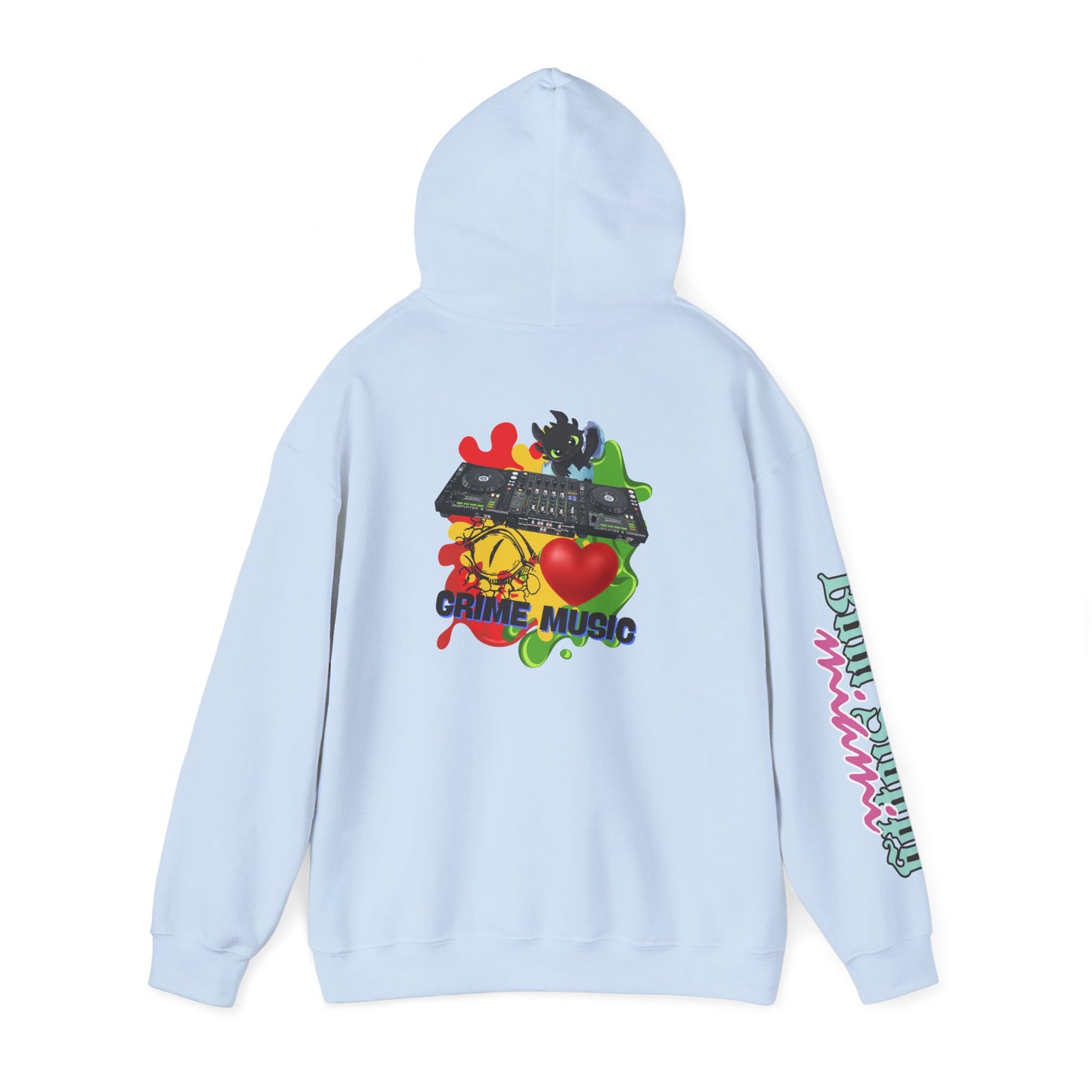 Bum Sloppy Miami Grime Music Heavy Blend Hooded Sweatshirt
