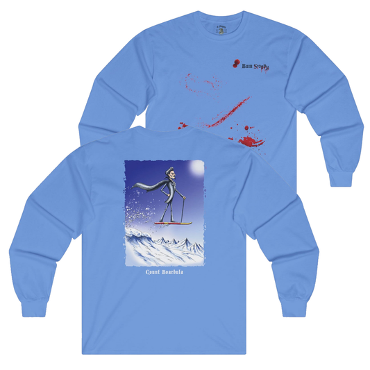 Count Boardula Longsleeves with Bloody Vampire Snack Stains