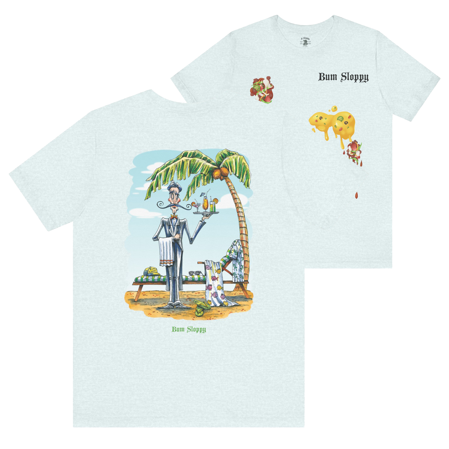 Beach Butler with Taco & Nachos Stains