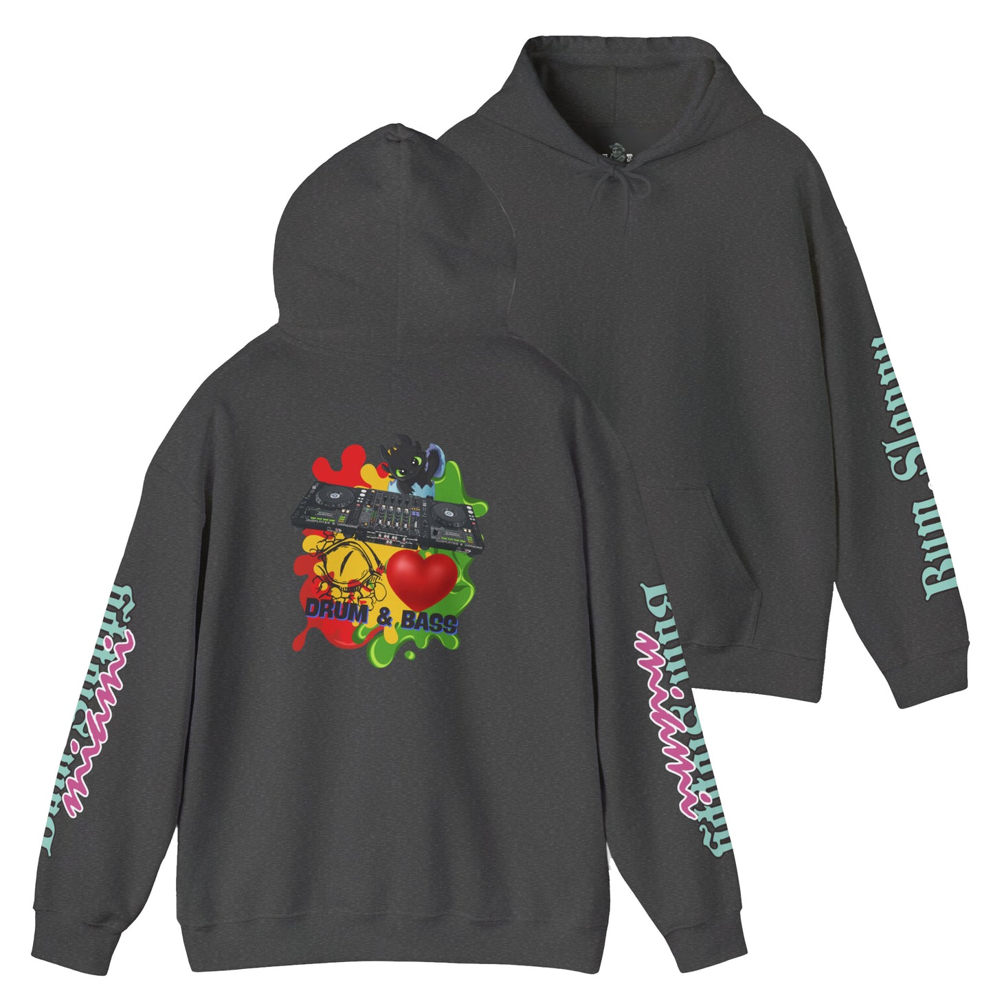 Bum Sloppy Miami Drum & Bass Heavy Blend Hooded Sweatshirt