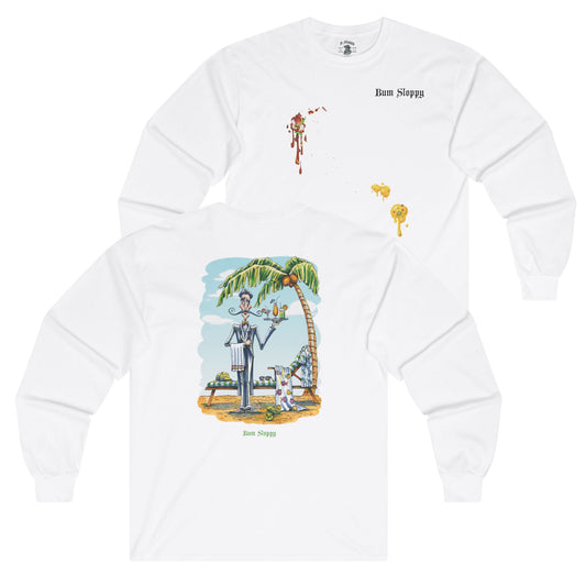 Beach Butler Long Sleeve with Taco & Nachos Stains