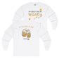 Forgetting My Words Long Sleeve with Beer and Mustard Stains