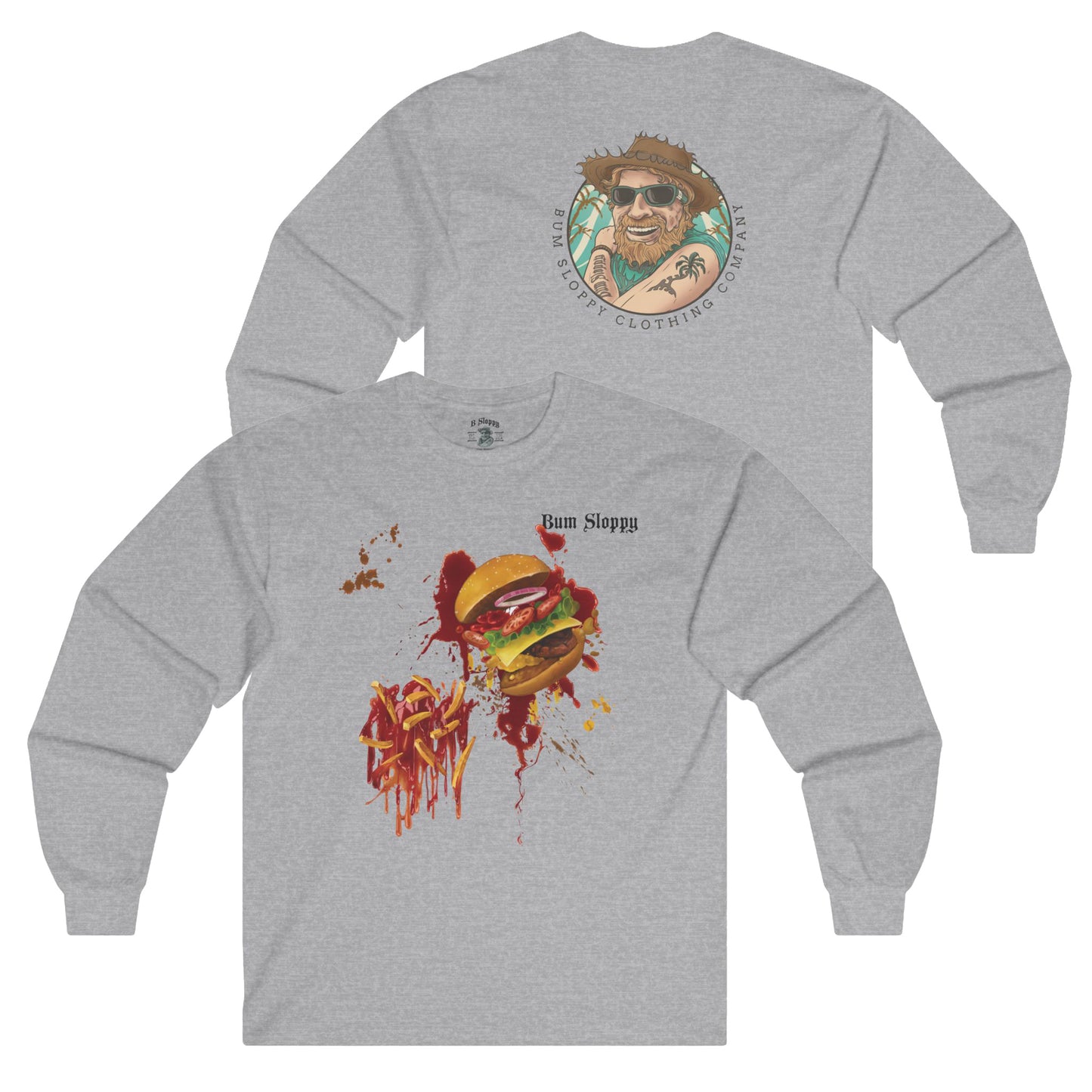 Super Sloppy Burger and Fries Longsleeves