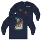 Gnarly Skier with Hot Cocoa and Mulled Wine Stains