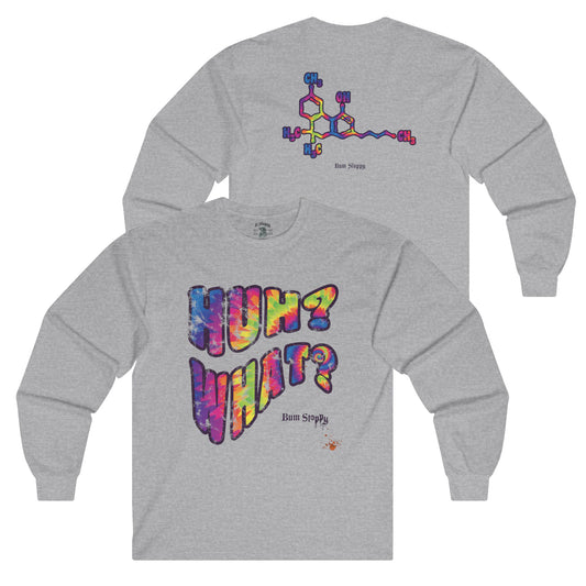 Huh? What? Longsleeve Tee with Munchie Stains