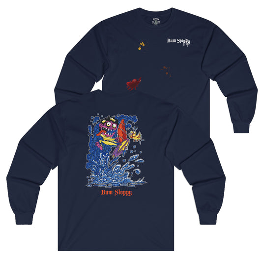 Gnarly Windsurfer Long Sleeve with BBQ & Ketchup Stains