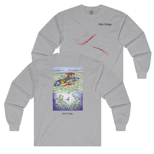 Patient Fisherman Long Sleeve with Fish Gutting Blood Stains