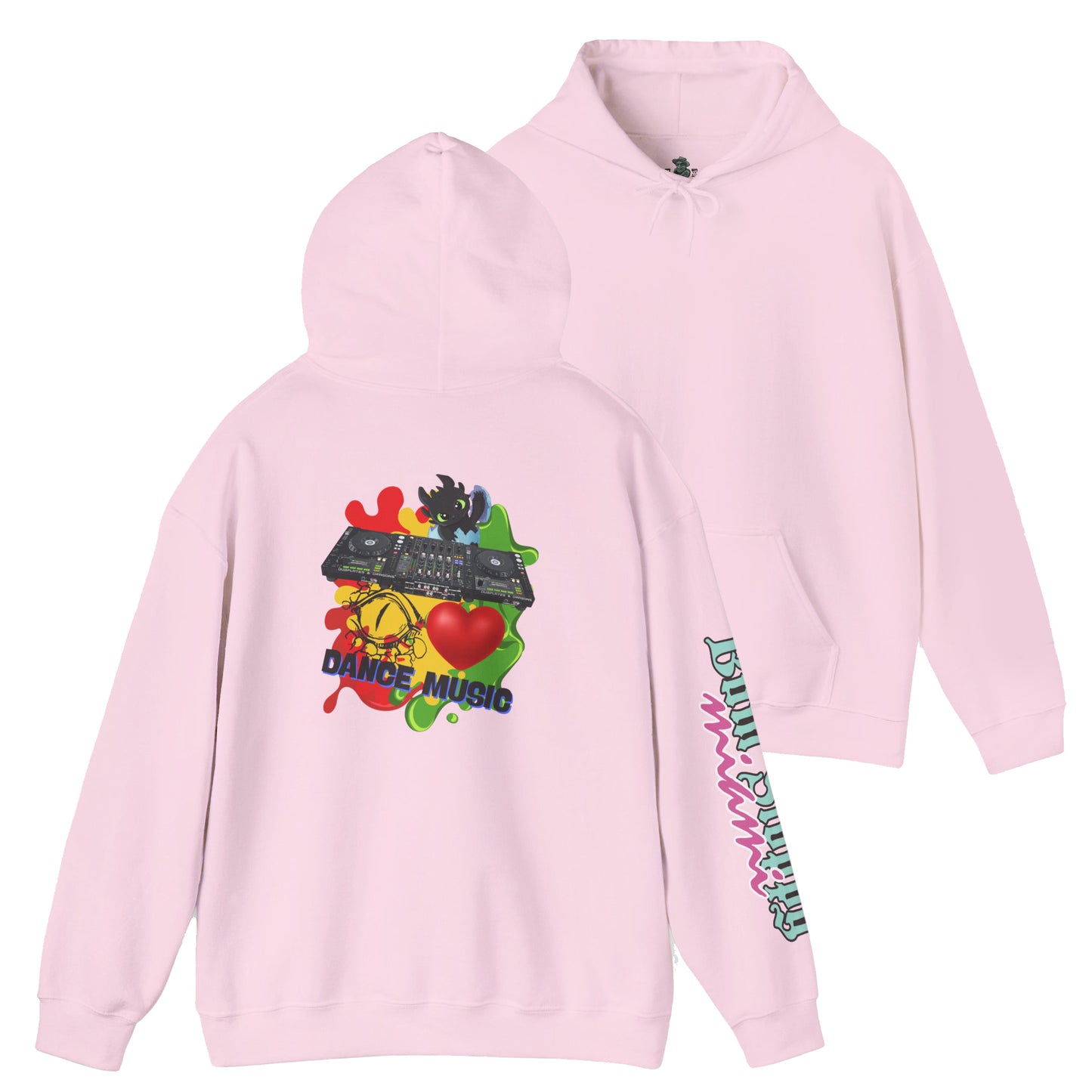 Bum Sloppy Miami Dance Music Heavy Blend Hooded Sweatshirt