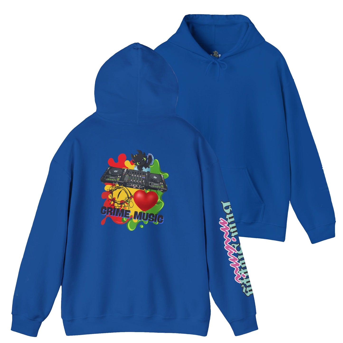 Bum Sloppy Miami Grime Music Heavy Blend Hooded Sweatshirt