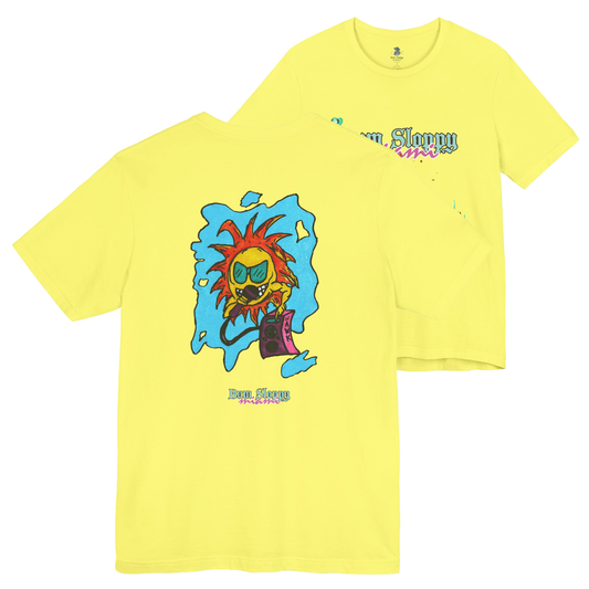 Bum Sloppy Miami MC Sunny Daze Tee with Seaside Snack Stains