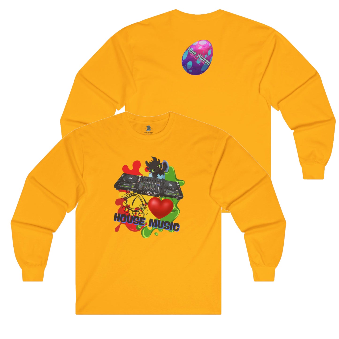 Bum Sloppy Miami House Music Long Sleeves