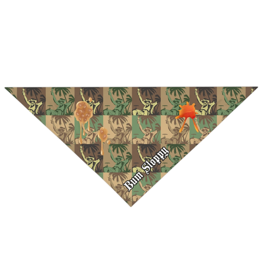 Beachside Pop Art Sloppy Life Pet Bandana