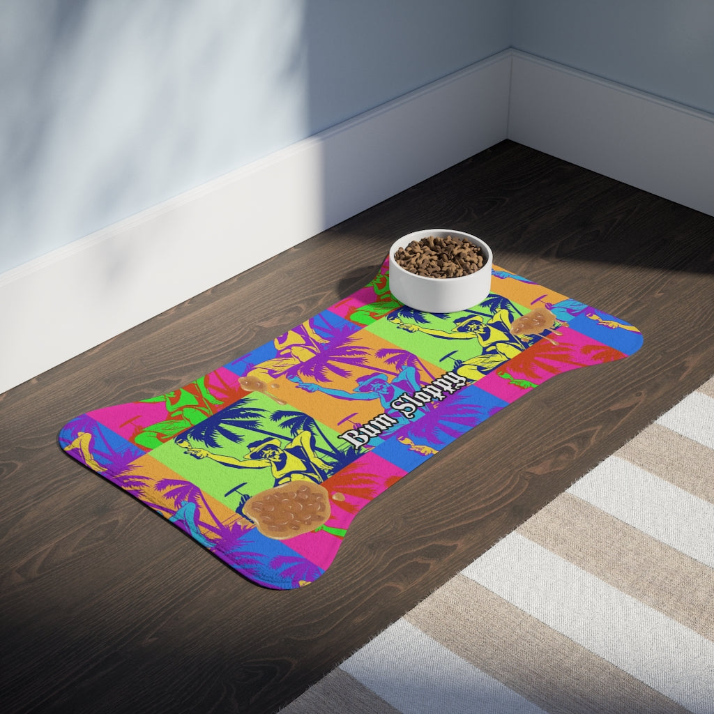 Pop Art Sloppy Life Pet Feeding Mat