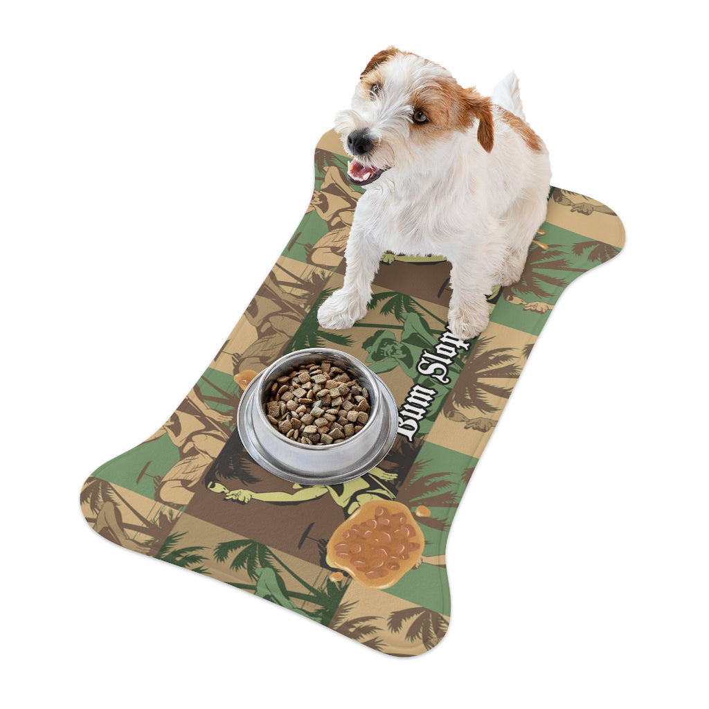 Beachside Pop Art Sloppy Life Pet Feeding Mat