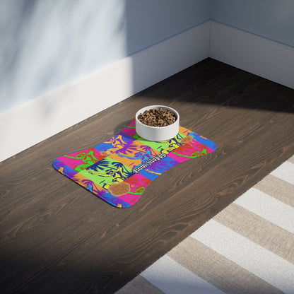 Pop Art Sloppy Life Pet Feeding Mat