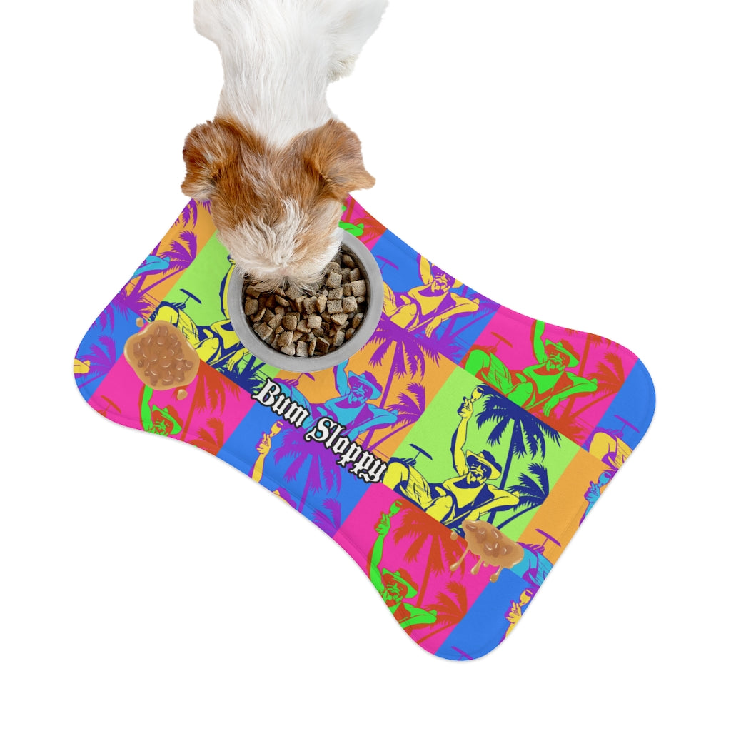 Pop Art Sloppy Life Pet Feeding Mat