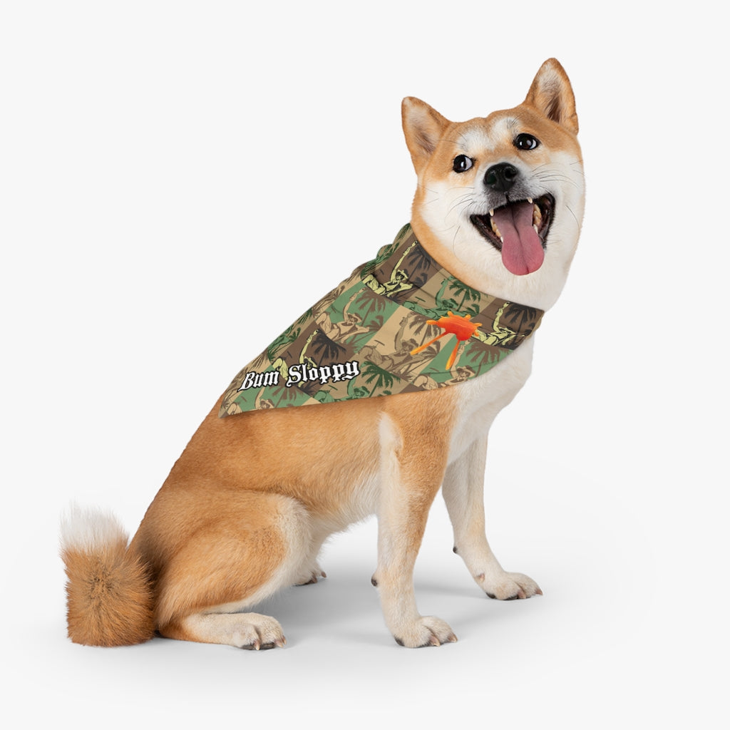 Beachside Pop Art Sloppy Life Pet Bandana