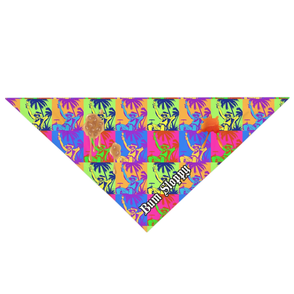 Pop Art Sloppy Life Pet Bandana