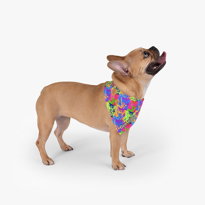 Pop Art Sloppy Life Pet Bandana